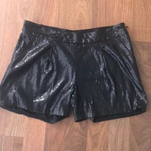 NWT Express sequin black shorts